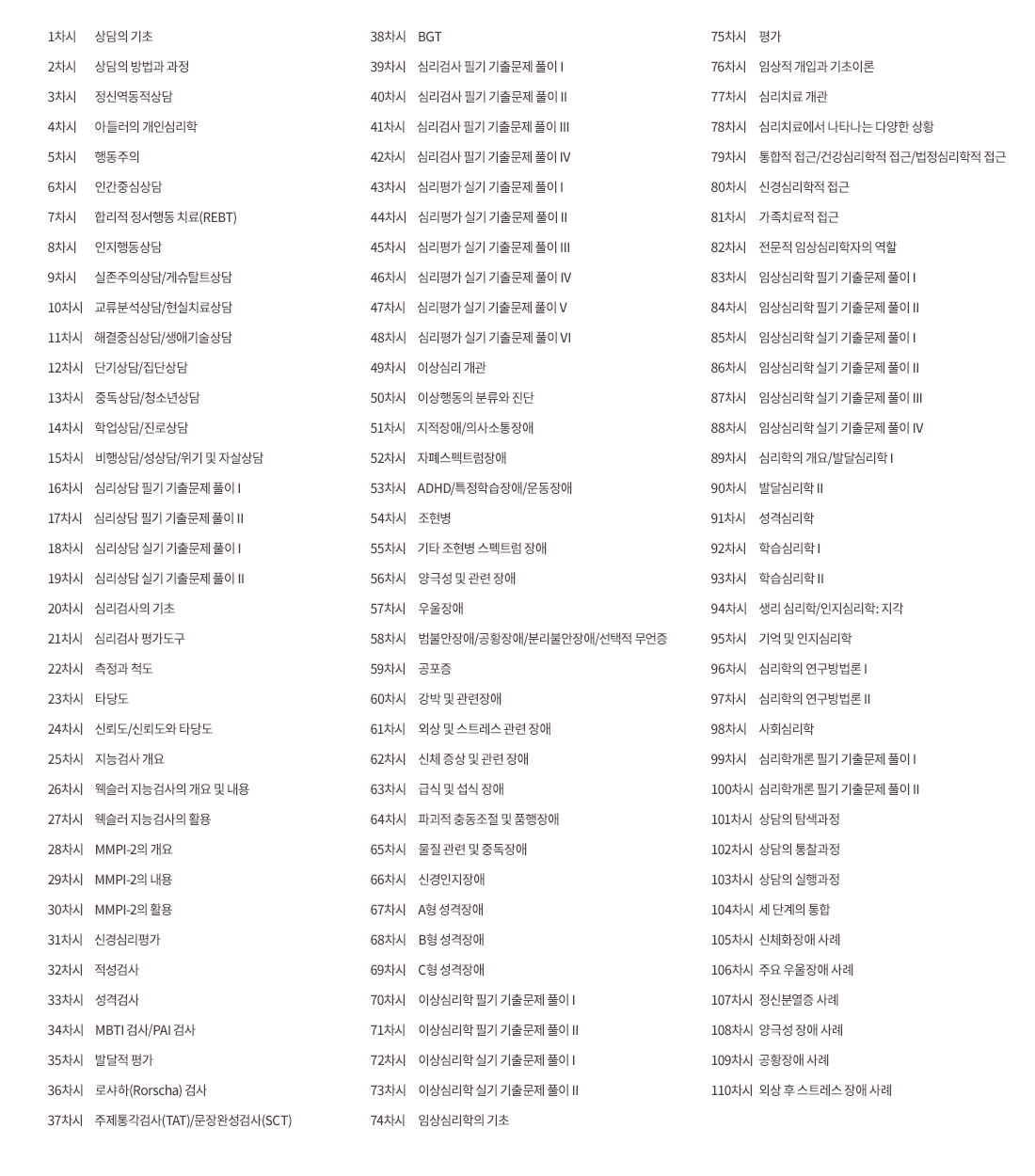 임상심리사2급